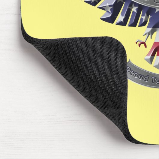 Tapis De Souris Ancien Aigle Américain "Fier D'Avoir Servi" (Coin)