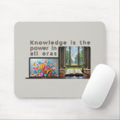 Tapis De Souris Ancien au numérique : le savoir donne le pouvoir à (Avec souris)
