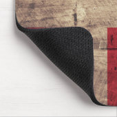 Tapis De Souris Ancien drapeau danois en bois (Coin)