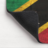 Tapis De Souris Ancien drapeau en bois St Kitts / Nevis (Coin)