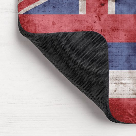 Tapis De Souris Ancien drapeau hawaïen ; (Coin)