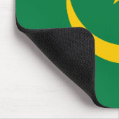 Tapis De Souris Ancien drapeau mauritanien (Coin)