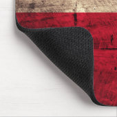 Tapis De Souris Ancien drapeau polonais en bois (Coin)