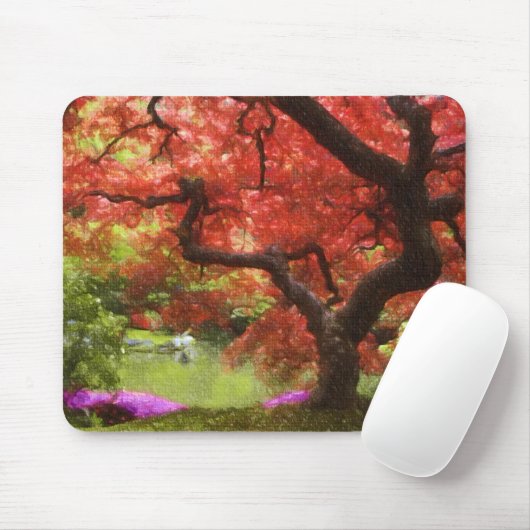 Tapis De Souris Ancien érable japonais (Avec souris)