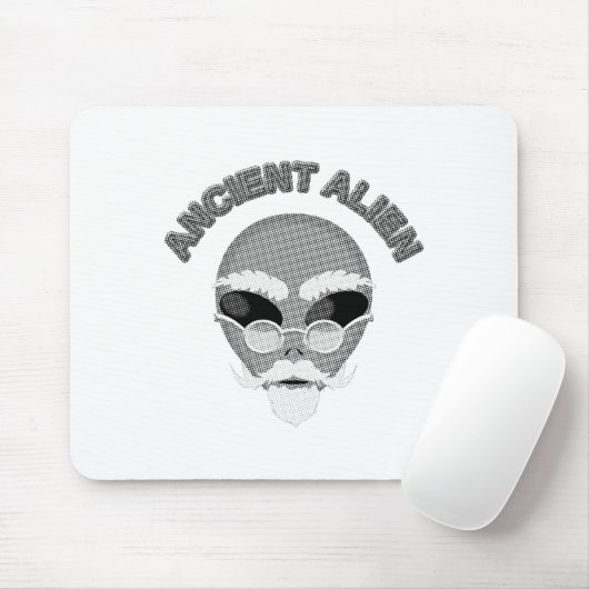Tapis De Souris Ancien journal en chef Alien (Avec souris)