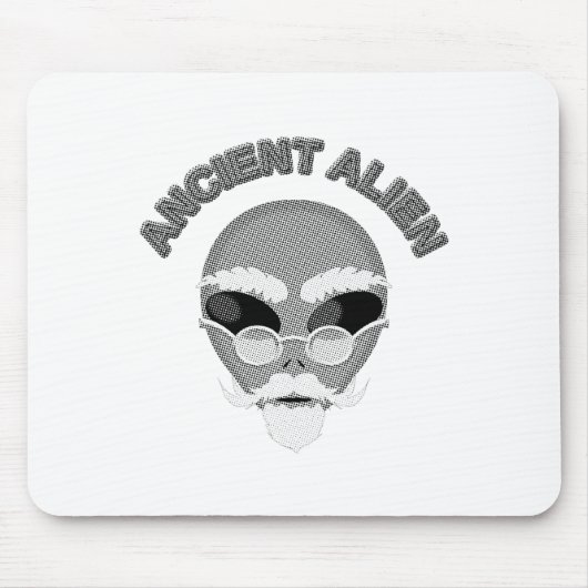 Tapis De Souris Ancien journal en chef Alien (Devant)