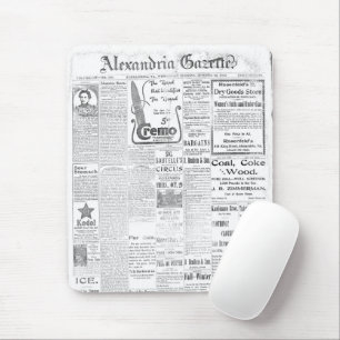 Tapis De Souris Ancien journal Mousepad