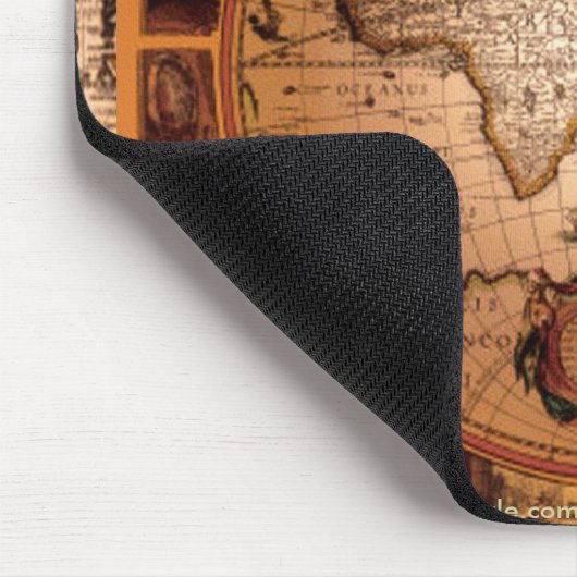 Tapis De Souris Ancien Monde Carte Art - 1481 (Coin)