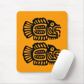 Tapis De Souris Ancien poisson mexicain Mousepad (Avec souris)
