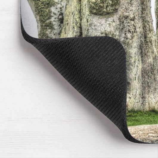 Tapis De Souris Ancien site de Stonehenge & Preening Crow (Coin)
