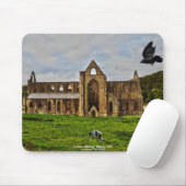 Tapis De Souris Ancienne abbaye de Tintern, monastère cistercien,  (Avec souris)