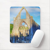 Tapis De Souris Ancienne abbaye de Tintern, monastère cistercien,  (Avec souris)