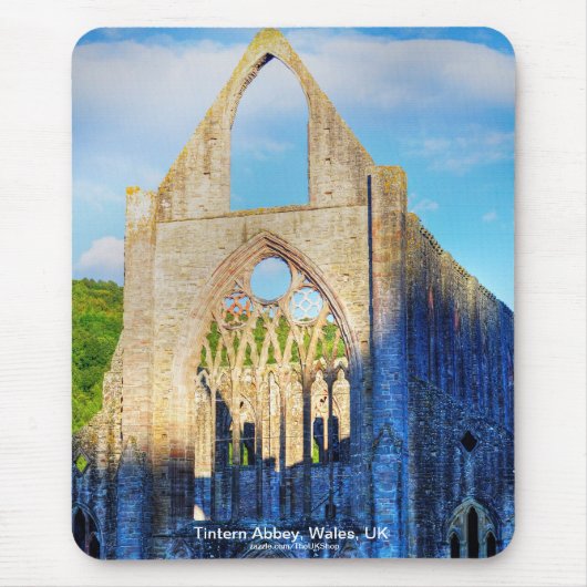 Tapis De Souris Ancienne abbaye de Tintern, monastère cistercien, (Devant)