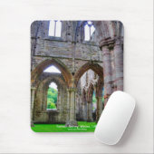 Tapis De Souris Ancienne abbaye de Tintern, monastère cistercien,  (Avec souris)