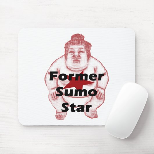 Tapis De Souris Ancienne étoile de sumo (Avec souris)