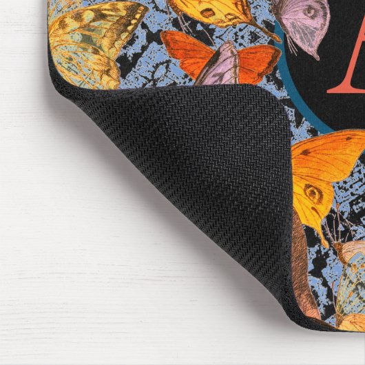 TAPIS DE SOURIS ANCIENNE LACE MOTIF MOUSE PAD CUSTOM INITIAL (Coin)