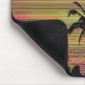 Tapis De Souris Ancienne vague de soleil des Caraïbes Rétro esthét (Coin)