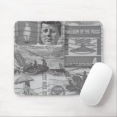 Tapis de souris Anciens Timbres-Poste (Avec souris)