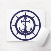 Tapis De Souris Ancre nautique (Avec souris)