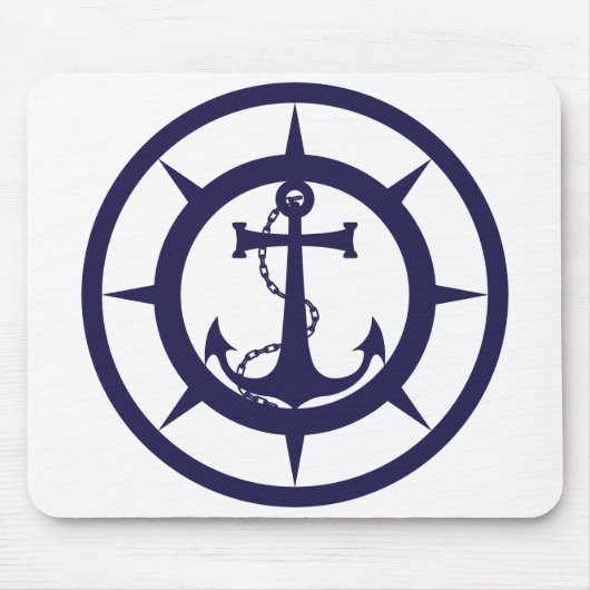 Tapis De Souris Ancre nautique (Devant)