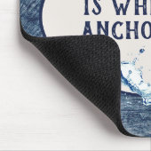 Tapis De Souris Ancre Nautique Avec Citation (Coin)