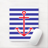 Tapis De Souris Ancre nautique classique (Avec souris)