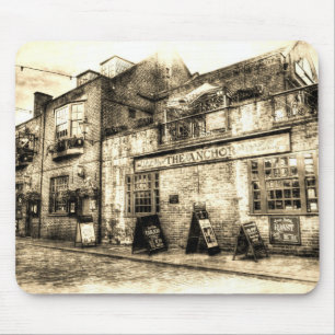 Tapis De Souris Ancre Pub London Vintage