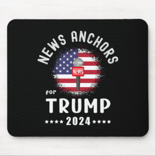 Tapis De Souris Ancres Pour Trump 2024 - Trump - Vote du drapeau a