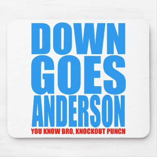 Tapis De Souris Anderson Tombe (Devant)