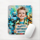 Tapis De Souris ANDRE ~ Robots de jouets ~ Mousepad (Avec souris)