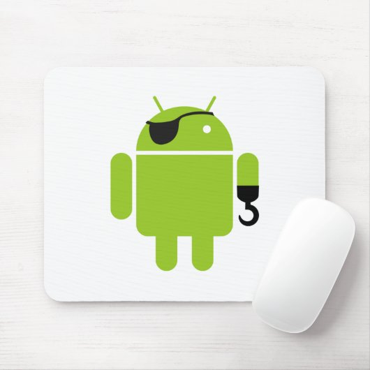 Tapis De Souris Android Robot Pirate Graphisme (Avec souris)
