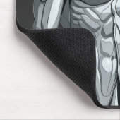 Tapis De Souris Android Union: Cyborg Couple Futuristic Mousepad (Coin)