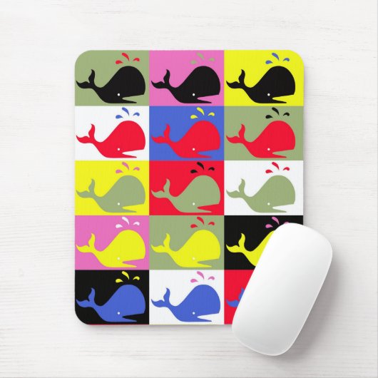 Tapis De Souris Andy Whale-Hole™_vertical Mousepad (Avec souris)