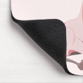 Tapis de souris Âne rose - Vos couleurs (Coin)