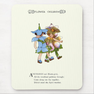 Tapis De Souris Anémones et Bluets