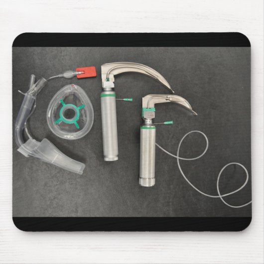 Tapis De Souris Anesthésie Mousepad de café (Devant)