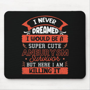 Tapis De Souris Aneurysme Survivant Cerveau Chirurgie Graphique