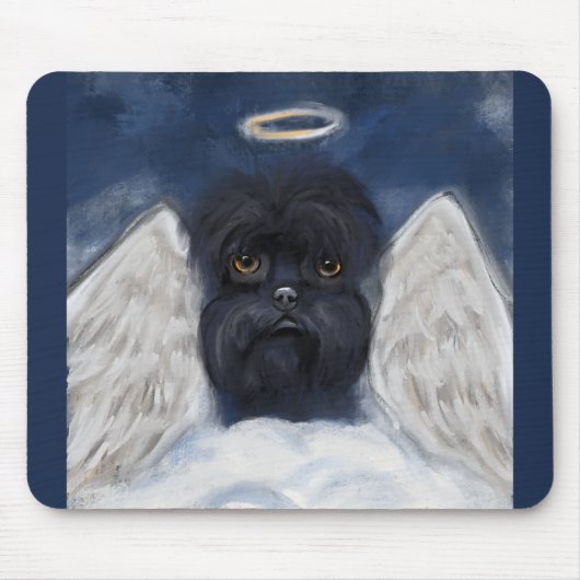 Tapis De Souris Ange Affenpinscher (Devant)