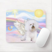 Tapis De Souris Ange Bichon Frise (Avec souris)
