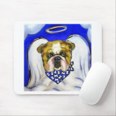 Tapis De Souris Ange Bulldog (Avec souris)
