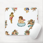 Tapis De Souris ange cherub antique (Avec souris)