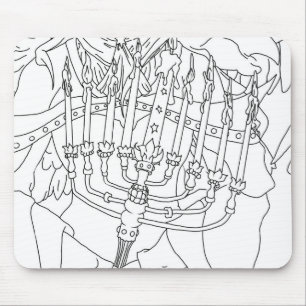 Tapis De Souris Ange de Chanukah