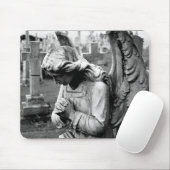 Tapis De Souris ange de cimetière (Avec souris)