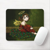 Tapis De Souris Ange de houx (Avec souris)