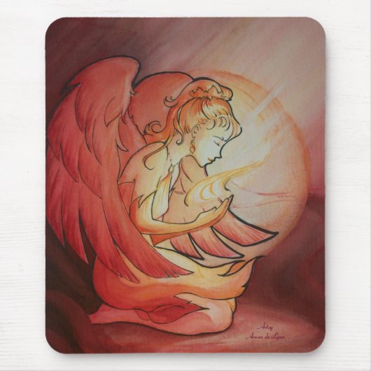 Tapis De Souris Ange de l'esprit (Devant)
