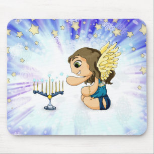 Tapis De Souris Ange de Menorah