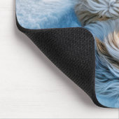 Tapis De Souris Ange de neige de Collie (Coin)