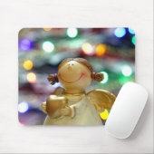 Tapis De Souris Ange de Noël (Avec souris)