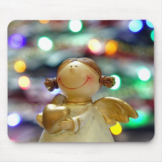 Tapis De Souris Ange de Noël (Devant)