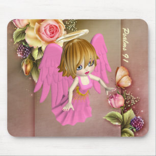 Tapis De Souris Ange de prière n°3 Mousepad